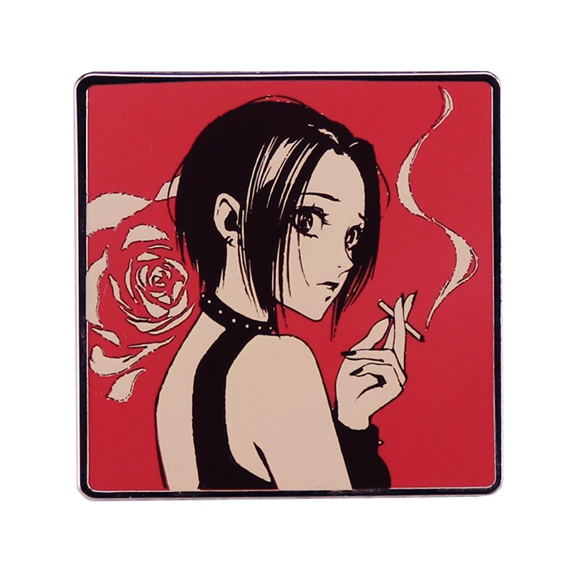 Nana Anime Merchandise - ナナオサキエナメルピン、クラシックアニメキャラクタージュエリー、マンガブローチ、アイヤザワ