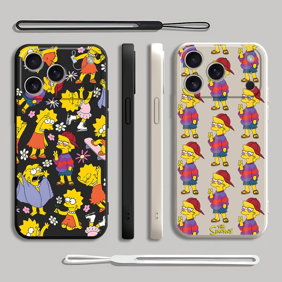 Lanyard Anime Logo - シンプソンズ リサ ケース Apple iPhone 17