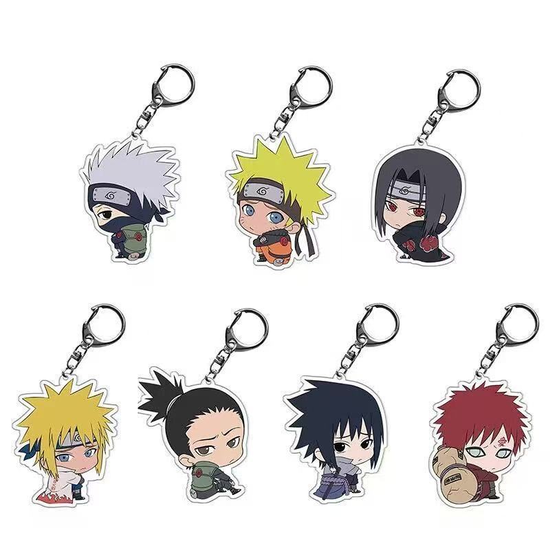 Anime Merchandise In Japan - ナルトちび漫画かわいいアクリルキーホルダー オリジナルアニメ学生リュックペンダントアクセサリー アニメグッズ卸売