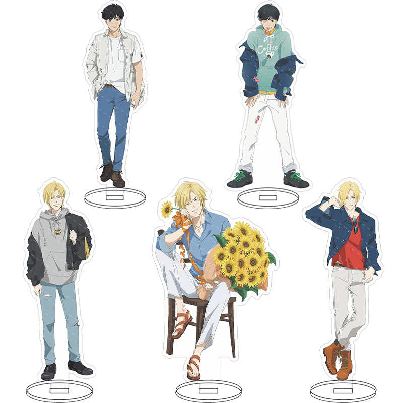 Anime Merchandise Toys - 16CMアニメアクリルフィギュア バナナフィッシュ アッシュ・リンクス アスラン・ジェイド・カレンリース ‌ 奥村英二