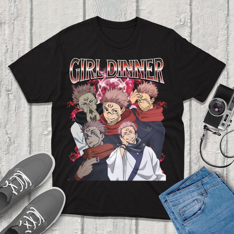Anime Merchandise Shirt - Sukuna Jujutsu-Kaisen Tシャツ ストリートウェア プレミアム品質アパレル fanmerch
