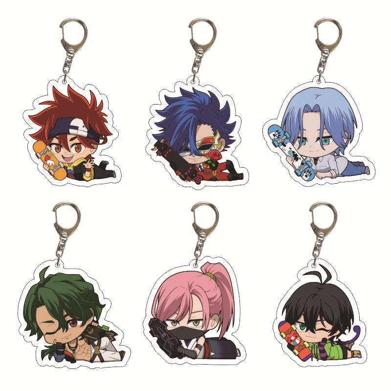 Anime Merchandise In Japan - アクリルキーホルダーペンダント Sk8 ザ・インフィニティアニメキャラクター用両面透明漫画デザイングッズギフトかわいい