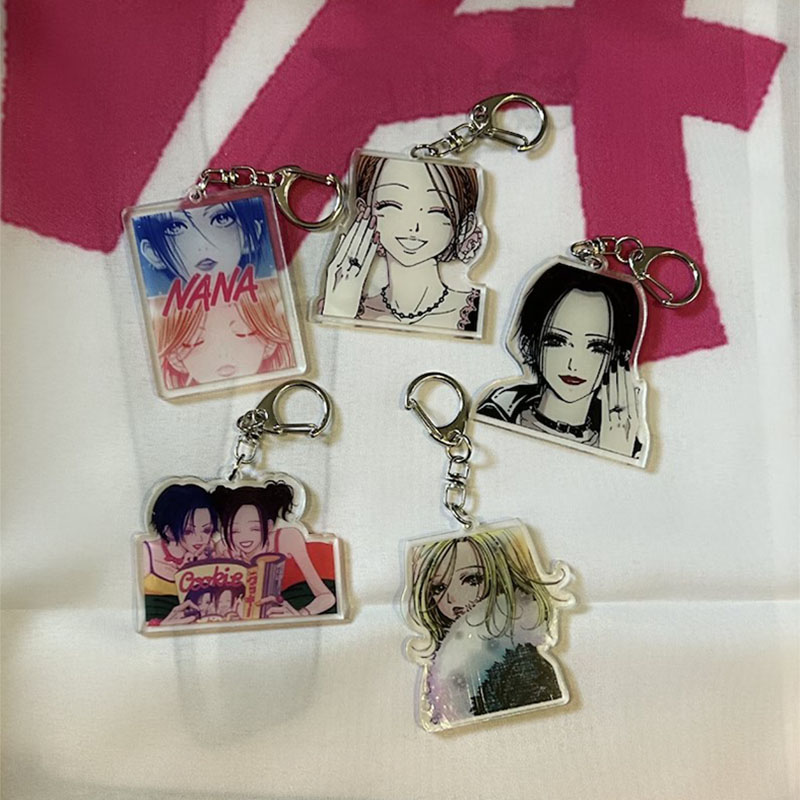 Nana Anime Merchandise - 手作りナナアニメアクリルキーホルダー、y2k