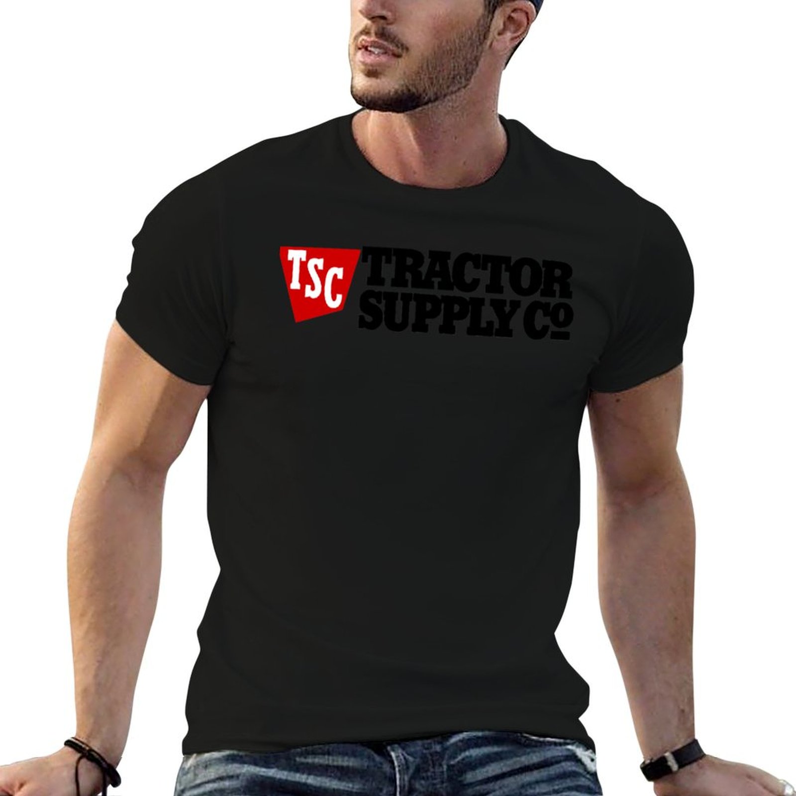 Anime Merchandise Shirt - トラクターサプライ TSC ロゴ商品 Tシャツ tシャツデザイナーアニメ tシャツ男性用