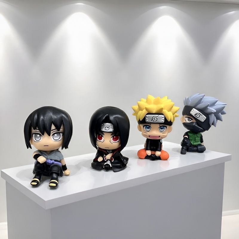 Anime Merchandise In Japan - ナルト漫画かわいいフィギュアモデルカワイイ2Dちび人形車飾りオフィスデスクトップディスプレイおもちゃアニメグッズ卸売