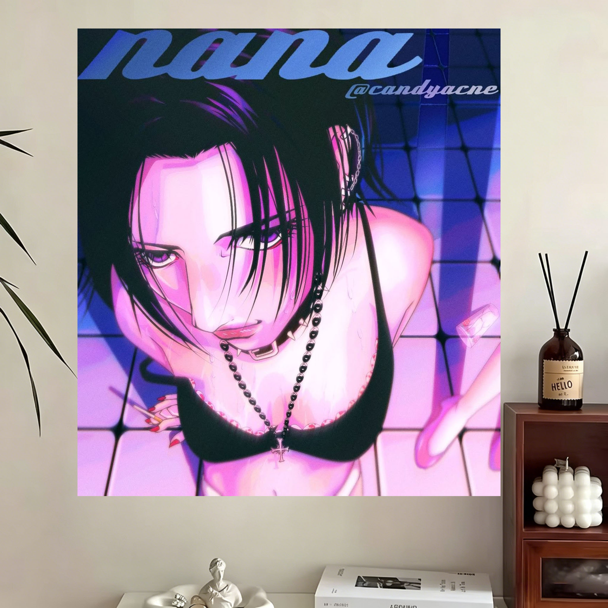 Nana Anime Merchandise - VIKAMA NANA コマツナナ タペストリー 日本アニメガール 大型タペストリー