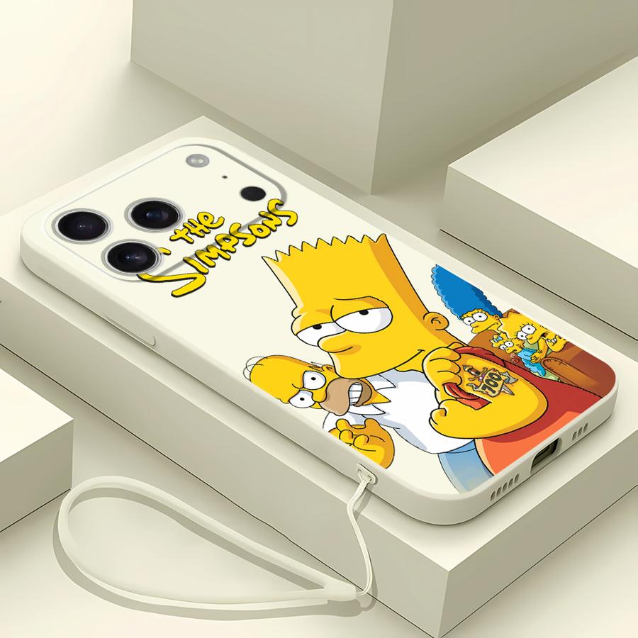 レッドバートシンプソンフォンカバーケース Apple iPh - Lanyard Anime Logo のレビューと価格