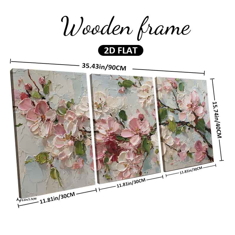 [2Dフラット]3枚セット 11.81*15.74インチ/3 - Art Print Framed のレビューと価格