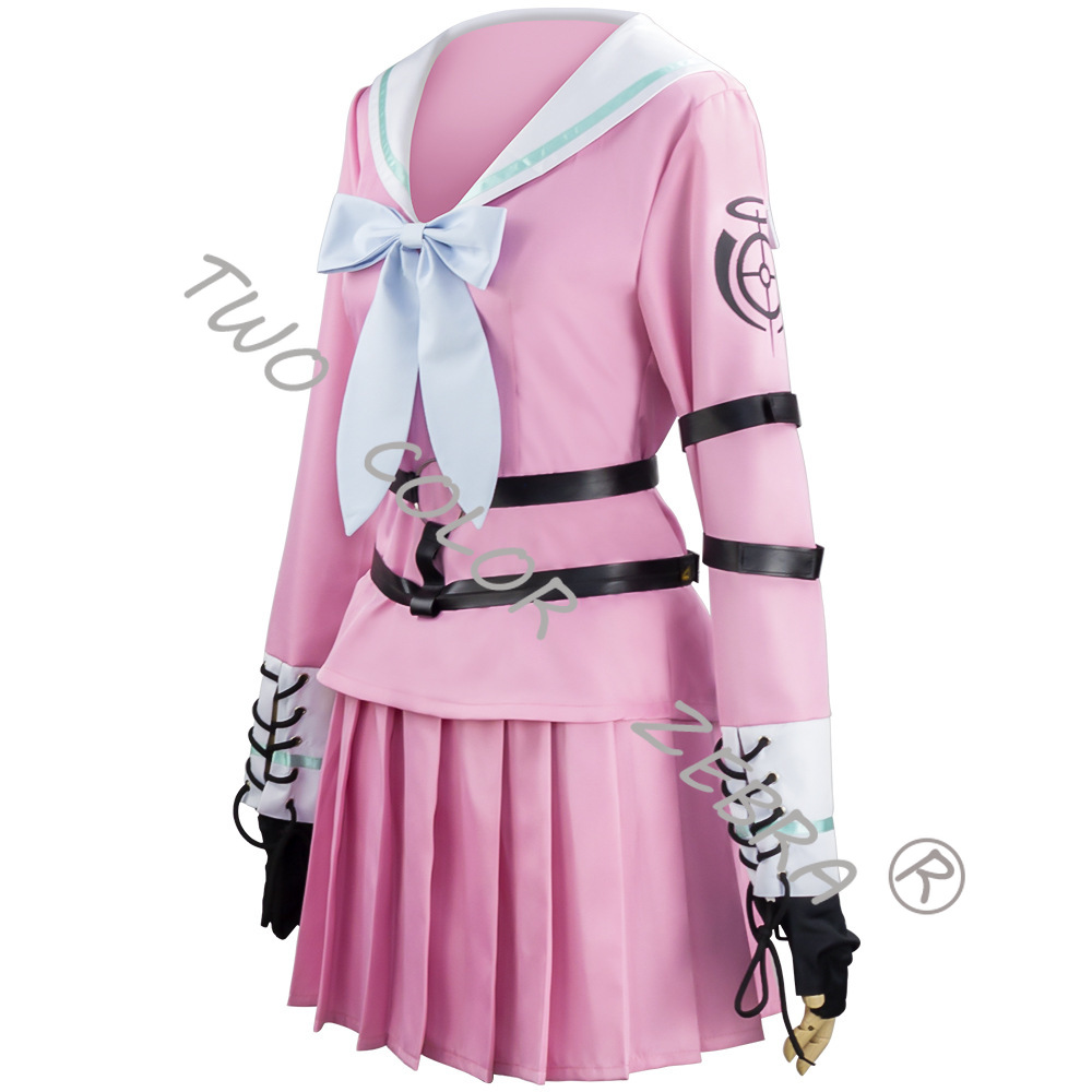 アニメダンガンロンパ V3 美羽入間コスプレ JK 衣装ウィ - Cosplay Wig Colored のレビューと価格