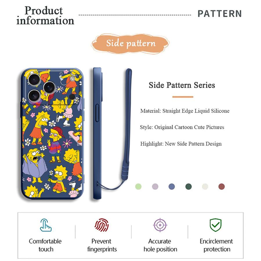 シンプソンズ リサ ケース Apple iPhone 17  - Lanyard Anime Logo のレビューと価格