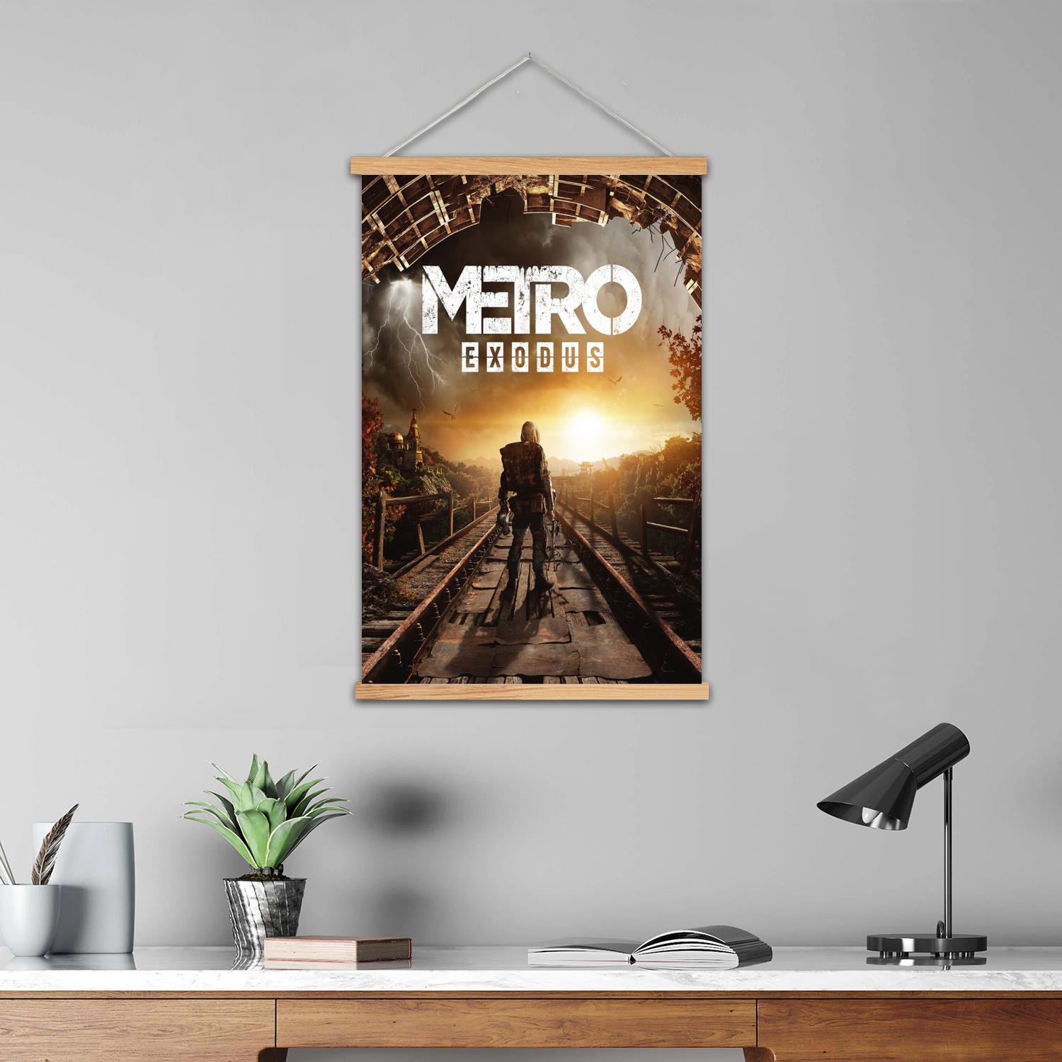 メトロ エクソダス フレーム付き壁画 キャンバスアート ポス - Art Print Framed のレビューと価格