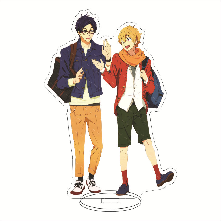 16CMアニメアクリルフィギュア無料！ 七瀬はるか 松岡凛  - Anime Merchandise Toys のレビューと価格