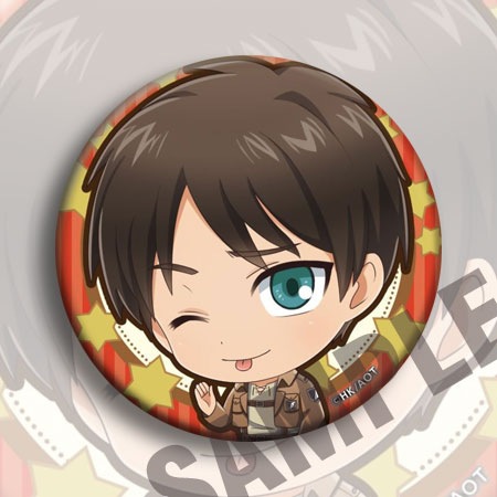 日本公式進撃の巨人アニメバッジ 58mm Cバージョン ミカ - Anime Merchandise In Japanese のレビューと価格