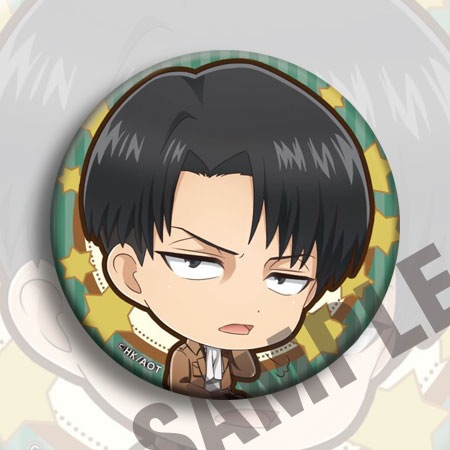 日本公式進撃の巨人アニメバッジ 58mm Cバージョン ミカ - Anime Merchandise In Japanese のレビューと価格