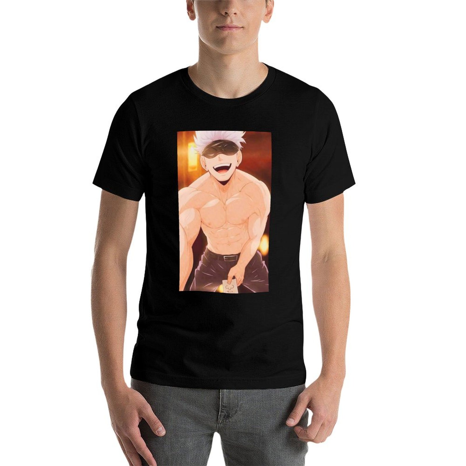 五条悟グッズ Tシャツ 男性用グラフィック Tシャツ 男性用 - Anime Merchandise Shirt のレビューと価格