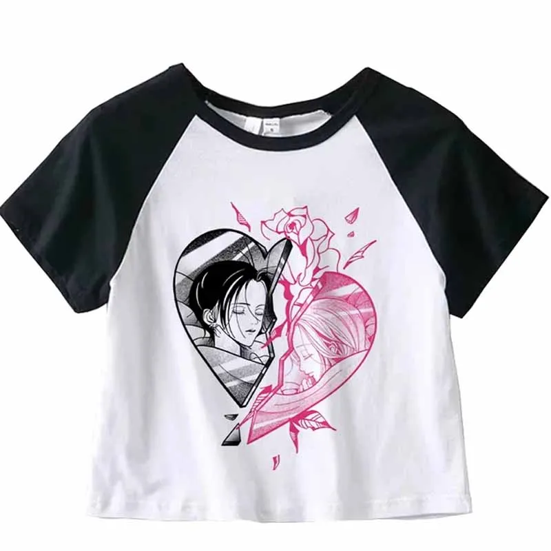 ナナ日本半袖アニメ夏クロップトップ Tシャツカジュアル原宿  - Nana Anime Merchandise のレビューと価格
