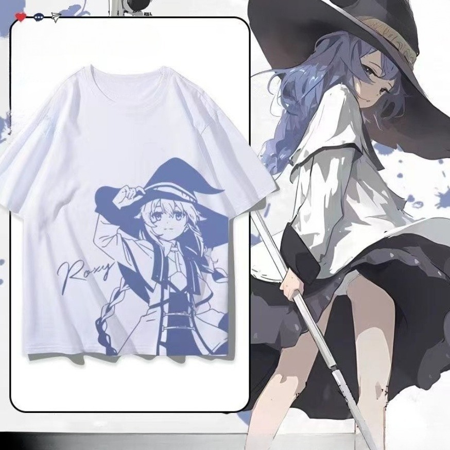 無職転生: 異世界行ったら本気だす アニメグッズ 半袖Tシャ - Anime Merchandise Shirt のレビューと価格