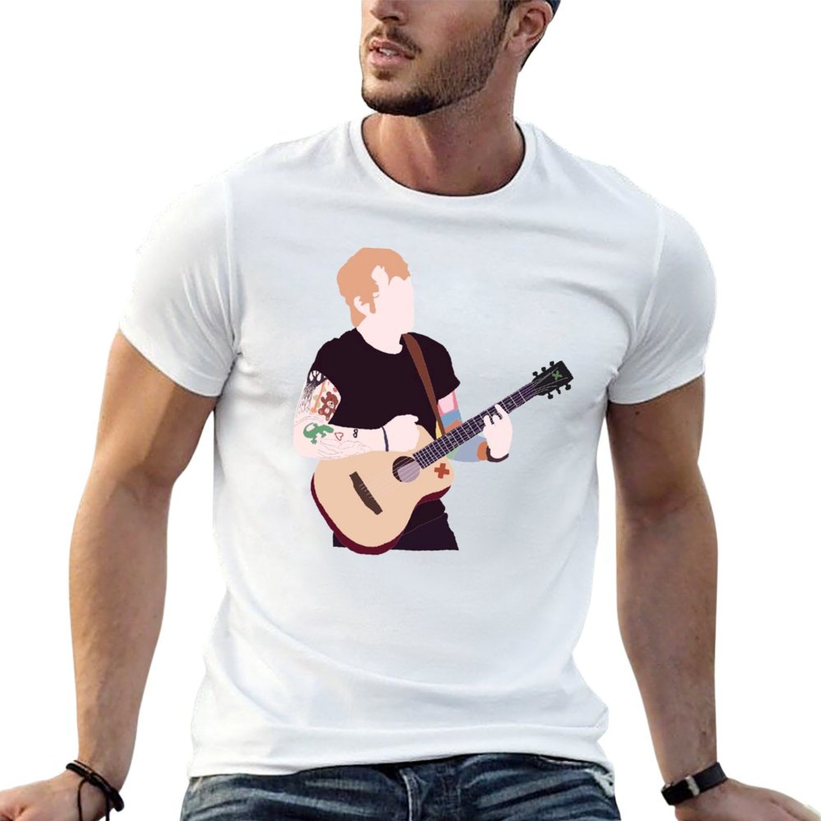 エド・シーラン公式グッズ Tシャツ コットンTシャツパック  - Anime Merchandise Shirt のレビューと価格