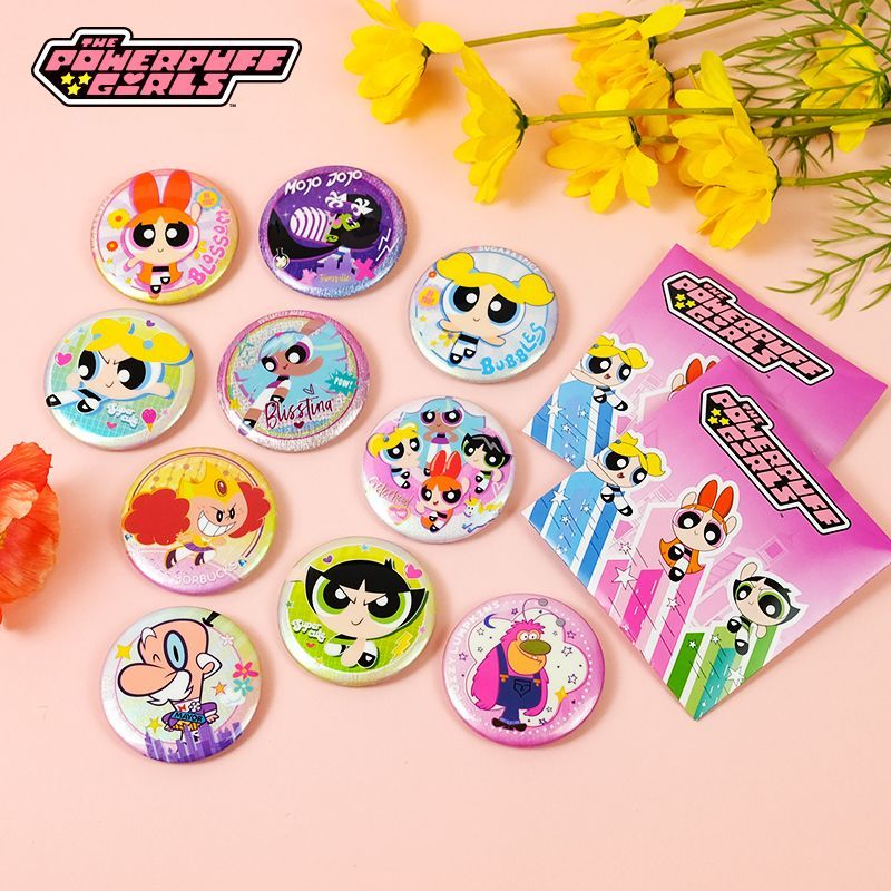 公式パワーパフガールズグッズ缶バッジブラインドボックス（フル - Anime Merchandise Box のレビューと価格