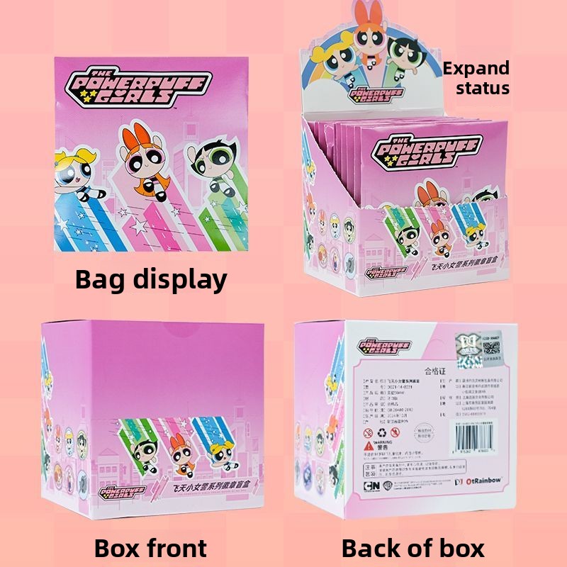 公式パワーパフガールズグッズ缶バッジブラインドボックス（フル - Anime Merchandise Box のレビューと価格
