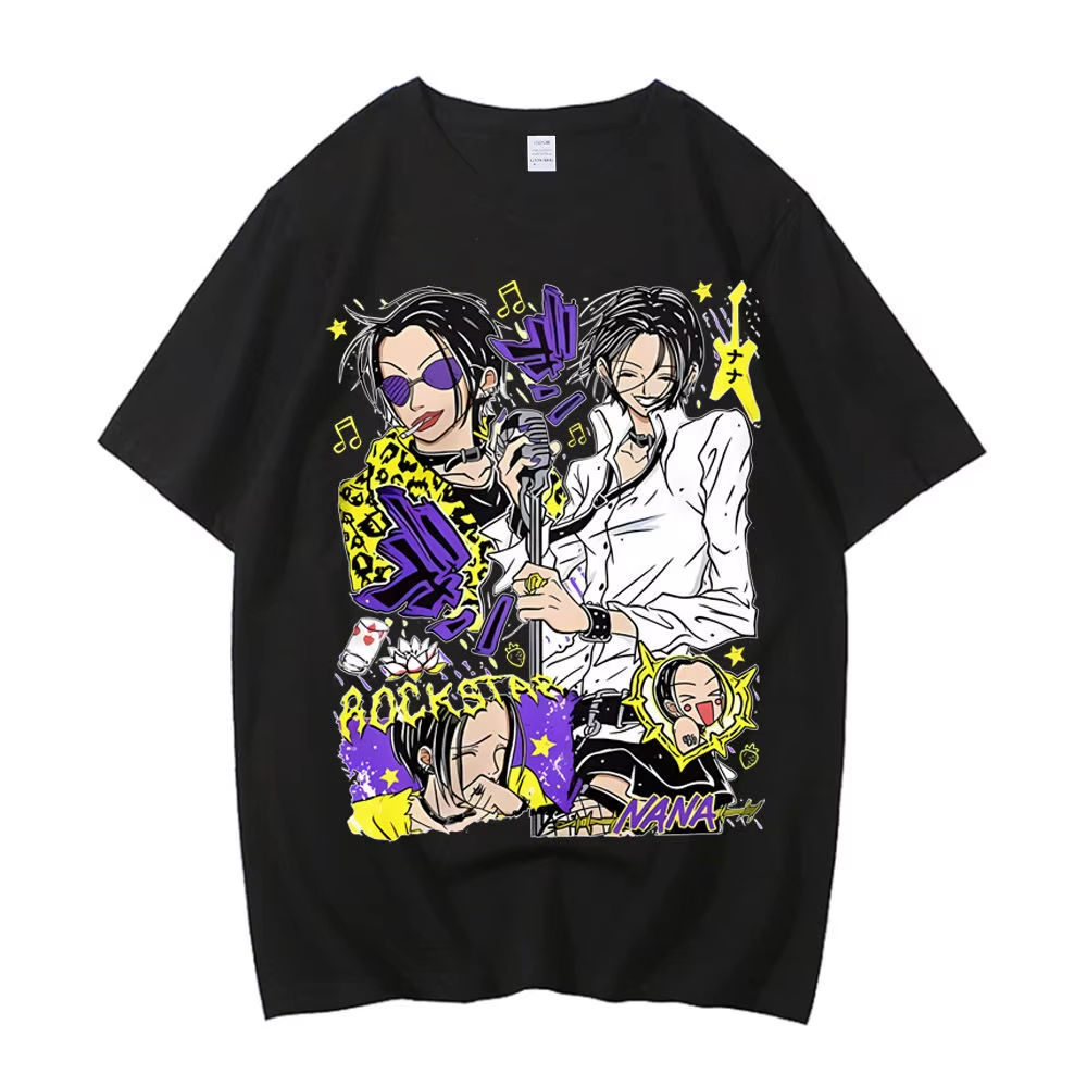 NANAアニメグラフィックTシャツ ヴィンテージウォッシュ加 - Nana Anime Merchandise のレビューと価格