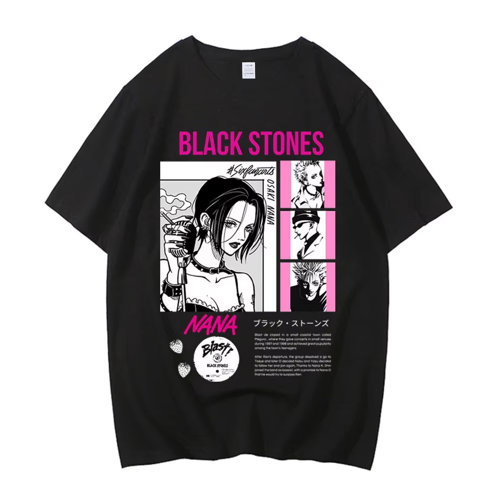NANAアニメグラフィックTシャツ ヴィンテージウォッシュ加 - Nana Anime Merchandise のレビューと価格
