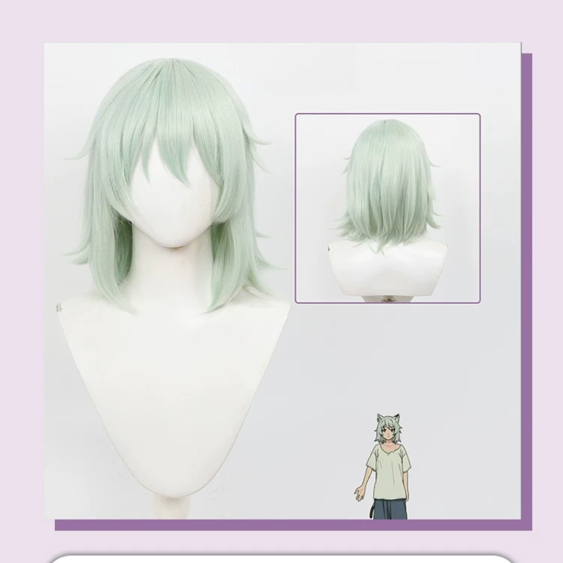 チェーンスモーカーキャットコスプレウィッグ耳尻尾リアルなシミ - Cosplay Wig Colored のレビューと価格