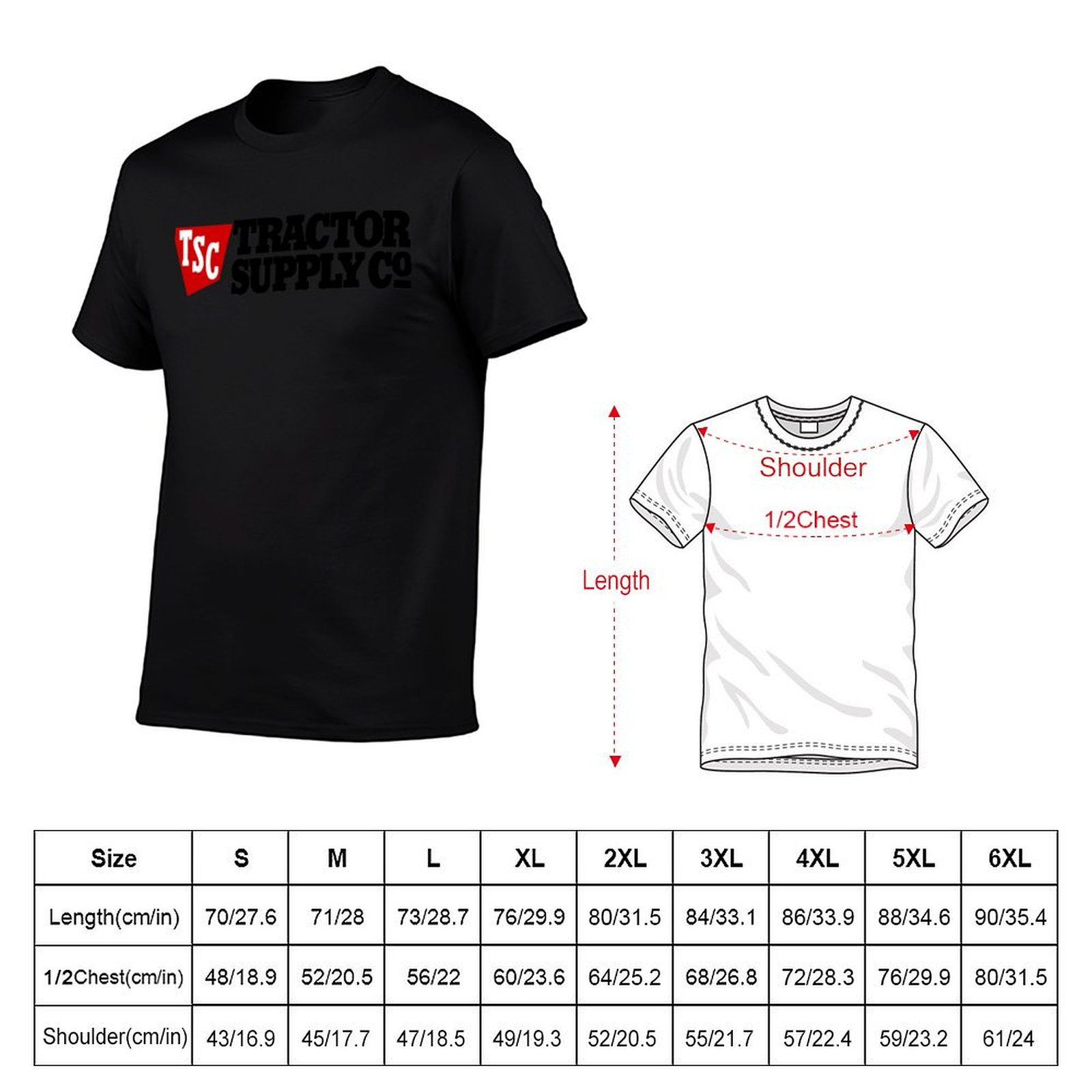 トラクターサプライ TSC ロゴ商品 Tシャツ tシャツデザ - Anime Merchandise Shirt のレビューと価格