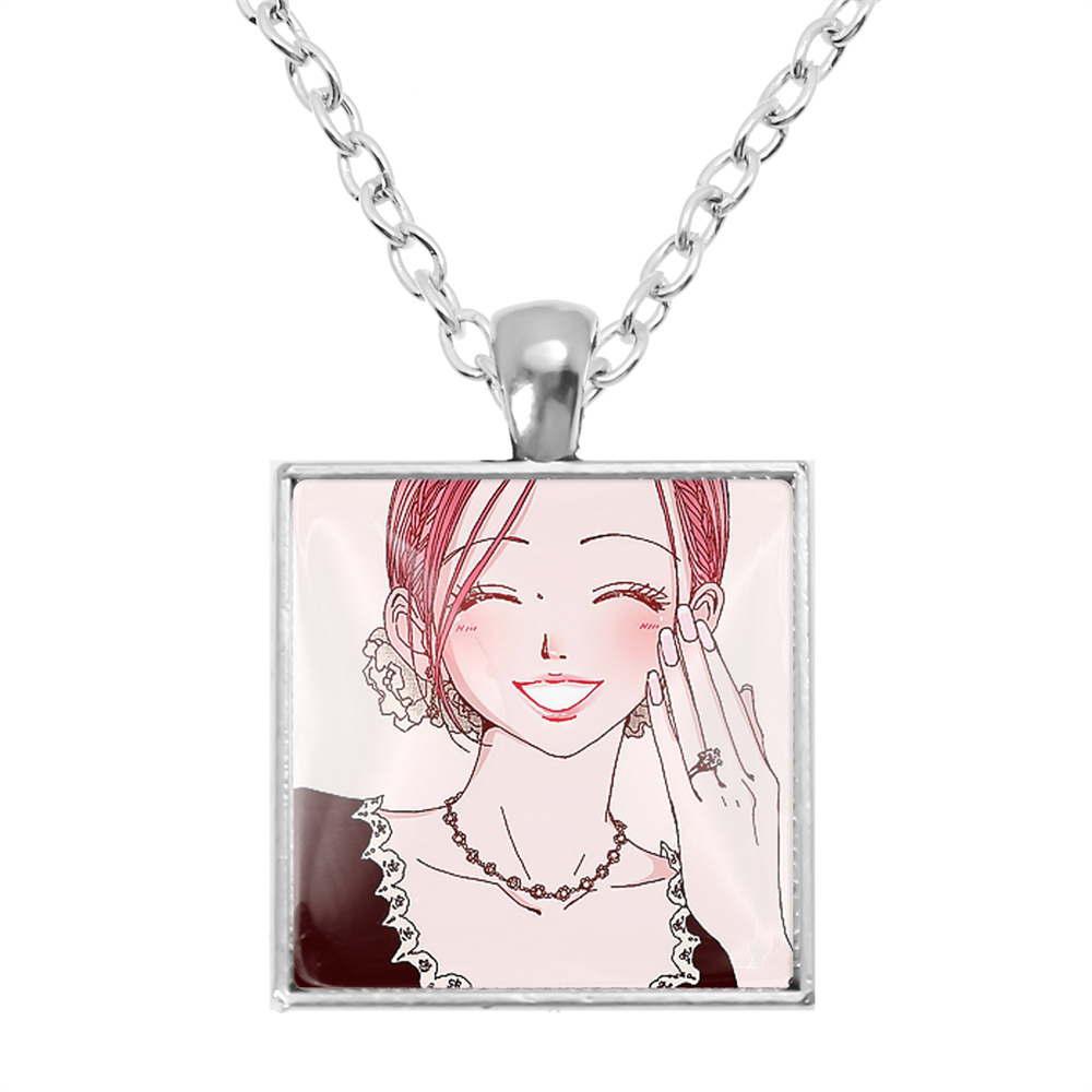 日本アニメファッションナナマンガ大崎ガラススクエアネックレス - Nana Anime Merchandise のレビューと価格
