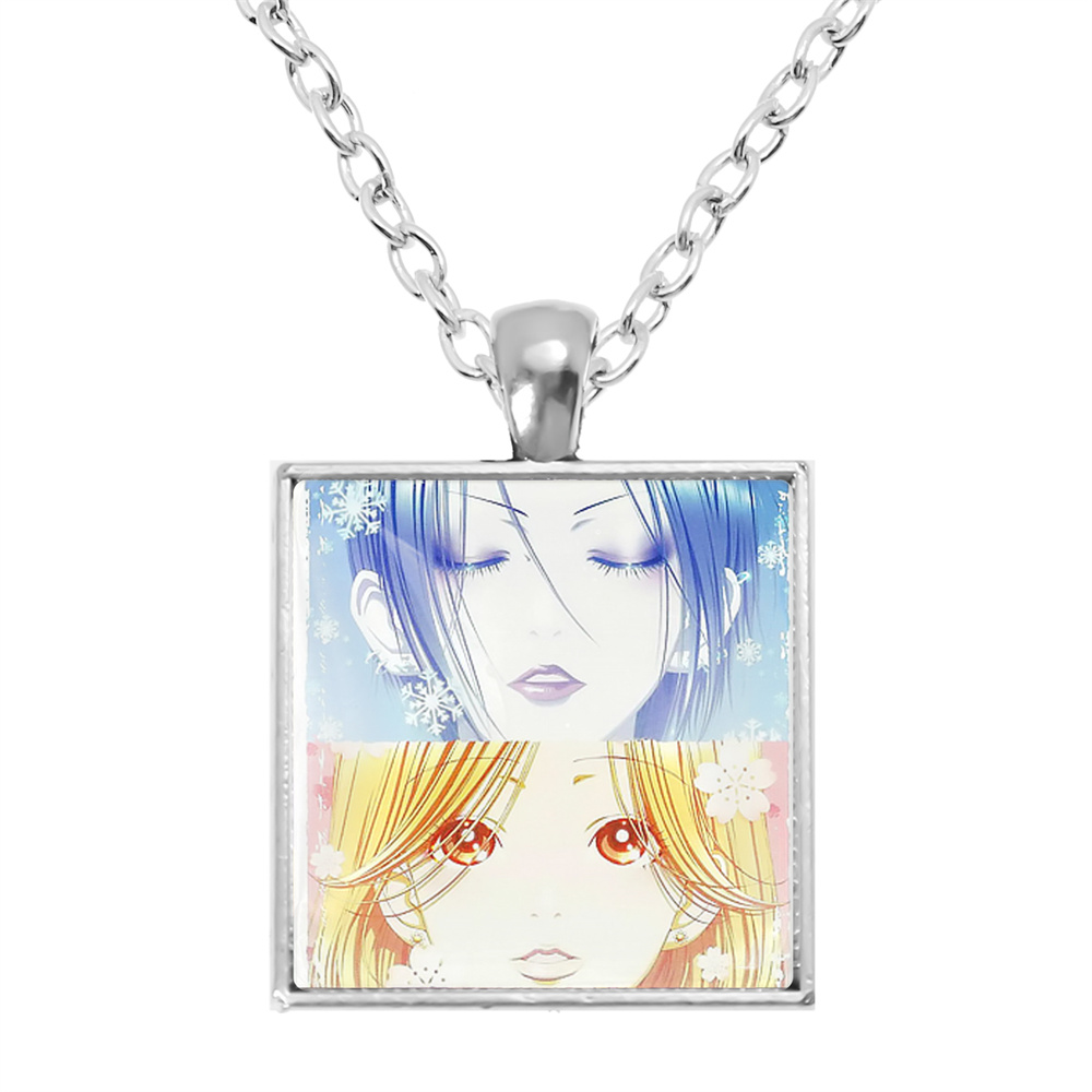 日本アニメファッションナナマンガ大崎ガラススクエアネックレス - Nana Anime Merchandise のレビューと価格