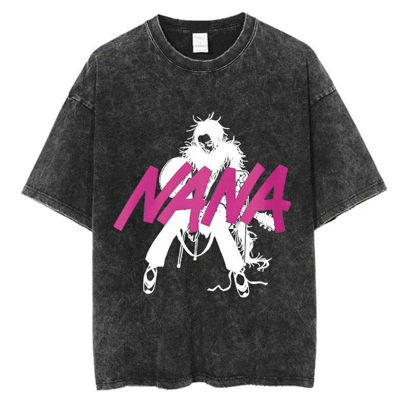 日本アニメナナ大崎プリントヴィンテージウォッシュ Tシャツ原 - Nana Anime Merchandise のレビューと価格
