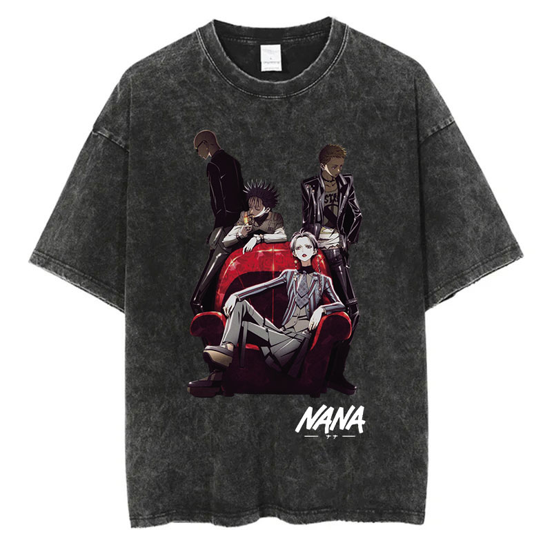 日本アニメナナ大崎プリントヴィンテージウォッシュ Tシャツ原 - Nana Anime Merchandise のレビューと価格