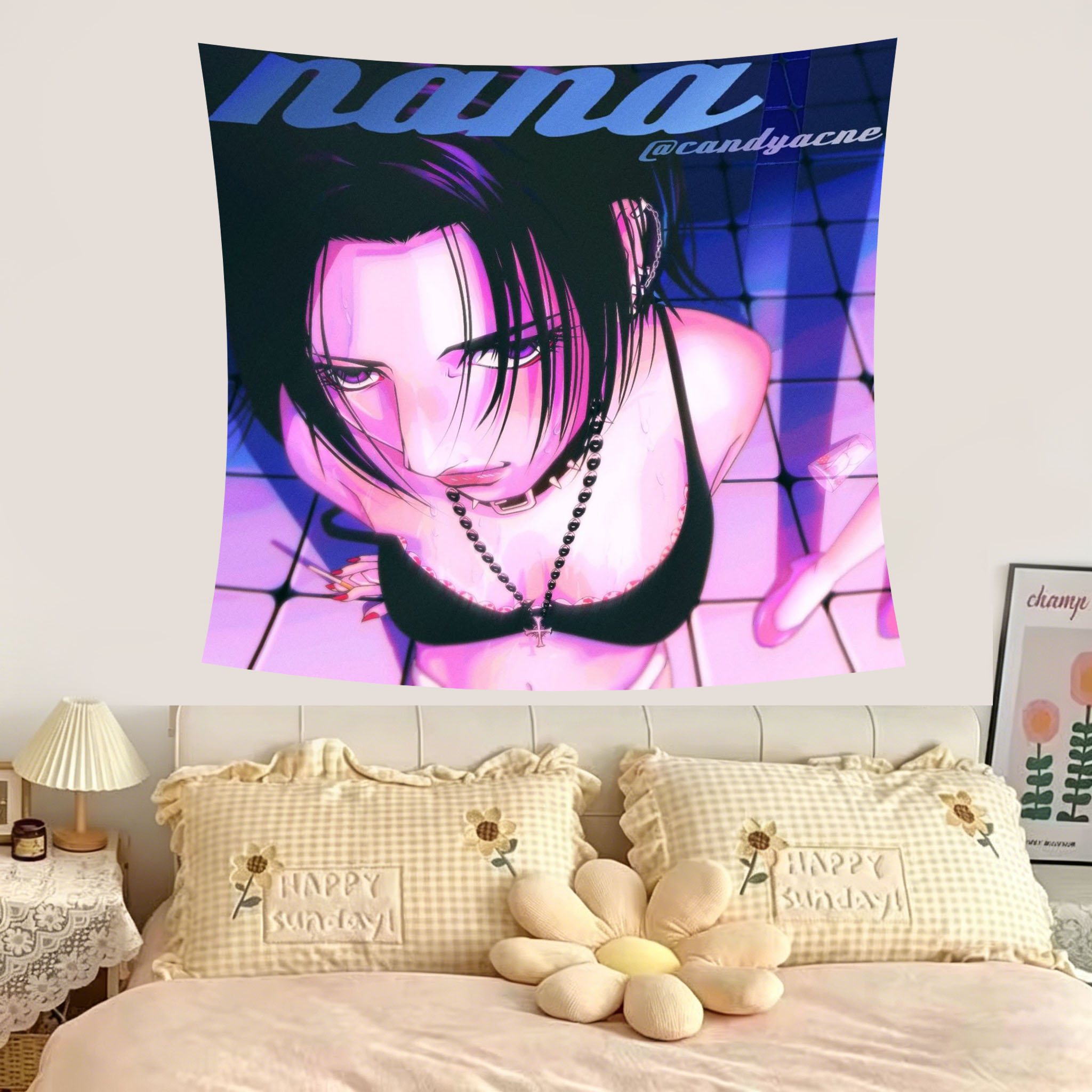 VIKAMA NANA コマツナナ タペストリー 日本アニメ - Nana Anime Merchandise のレビューと価格