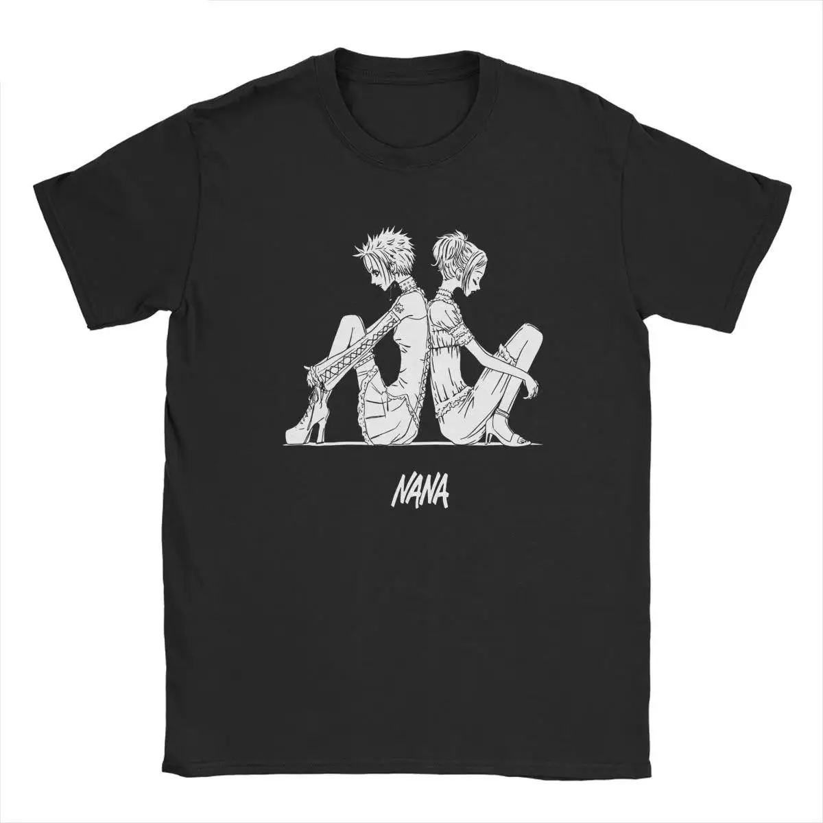 女性用原宿ストリートウェア,カジュアルTシャツ,和服,ファッ - Nana Anime Merchandise のレビューと価格